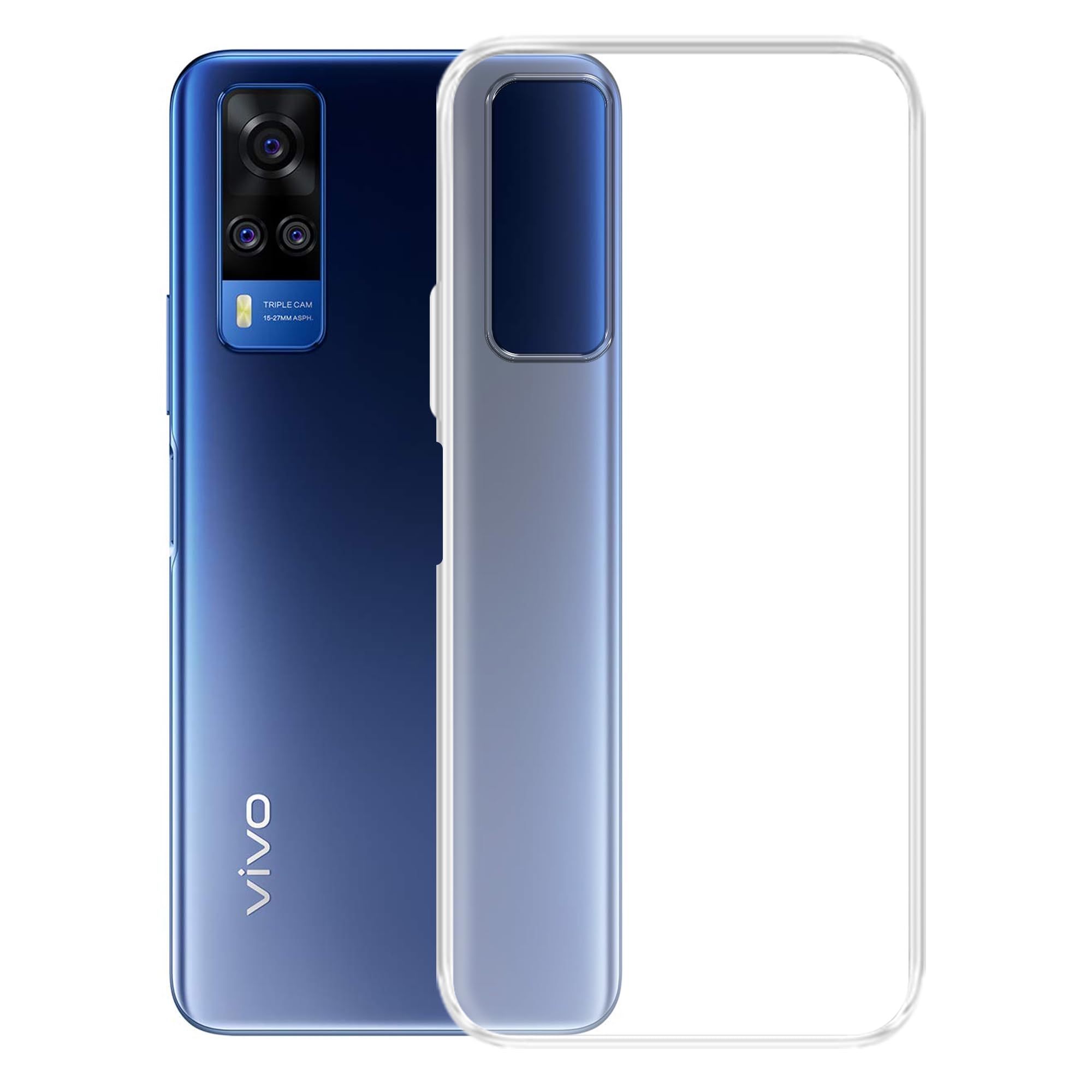 Zapcase Back Case Cover for Vivo Y51A | Compatible for Vivo Y51A Back Case Cover | 360 Degree Protection | Soft and Flexible (TPU | Transparent) (B0D1MY9NNL) Amazon Price History, Amazon Price Tracker
