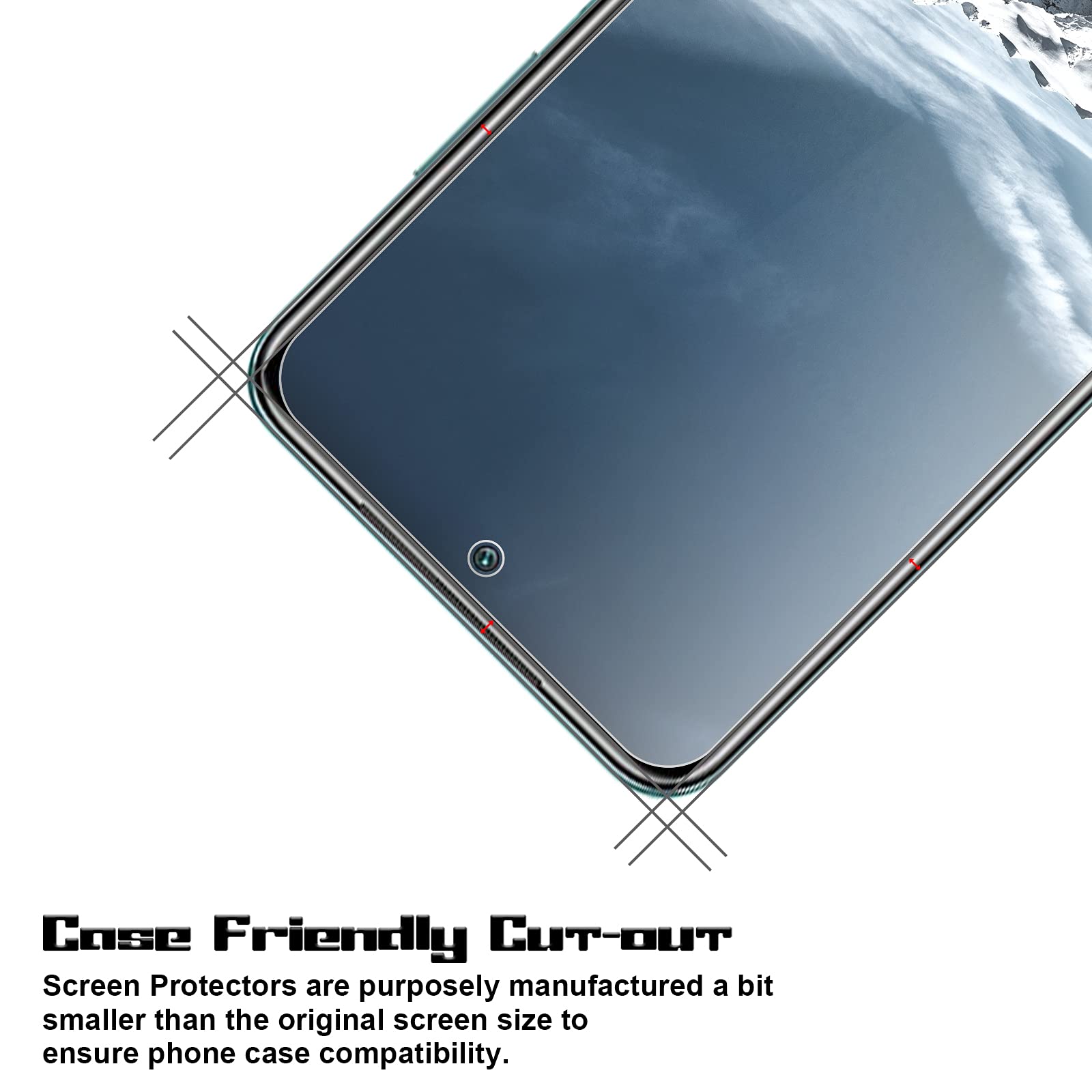 ROVLAK Screen Protector for Xiaomi Redmi Note 10 Tempered Glass Screen Protector 2-Pack HD 2.5D 9H Protective Film Protection Anti-Fingerprint Bubble-Free Glass Protector for Xiaomi Redmi Note 10 - Image 2