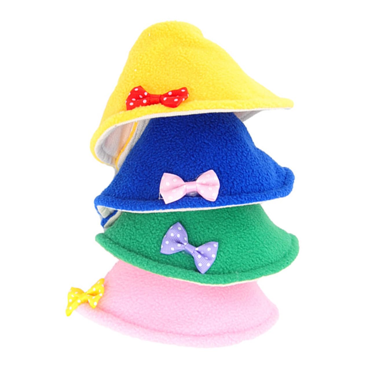 Parliky Pet Supply Bird Accessories 4pcs Parrot Collar Bird Decor Pecking Cone Collar