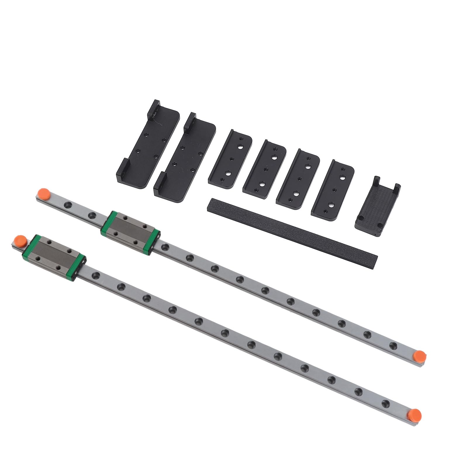 Kit de Rail de Guidage Linéaire Coulissant pour Ender 3, Pro V2, S1 Pro, Rail en Acier chromé à Haute Teneur en Carbone amélioré avec Bloc Coulissant pour 3, 4