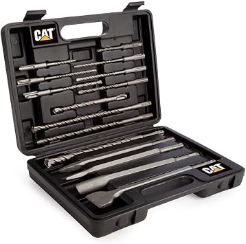 CAT DA03902 17 Piece Tungsten Carbide SDS-Plus Concrete Crusher/Piercing Drill Bit