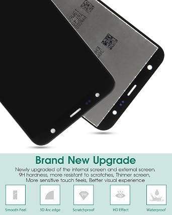 SRJTEK For Samsung Galaxy J6 Plus J610 / J4 Core J410 / J4 Plus J415 2018 Screen Replacement LCD Display Touch Sensor Digitizer Repair Kits (Black,Without Frame)