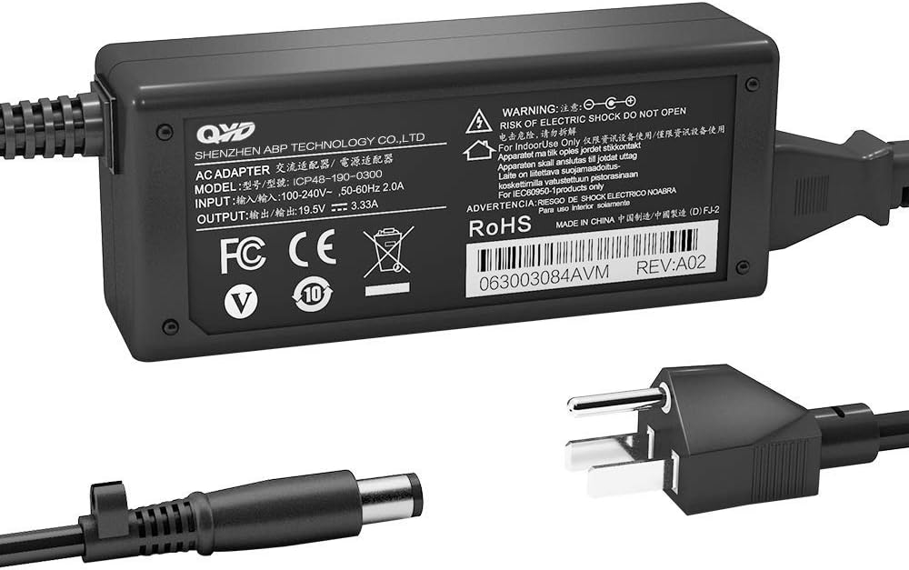 65W Laptop Charger AC Adapter Compatible for HP N17908 HP 2000 Notebook Pc Charger 2000-2B09WM 2000-2A20NR 2000-2B19WM 2000-2D19WM 2000-2C29WM 2000-2D49WM 2000-2D24DX 2000-329WM Power Supply Cord
