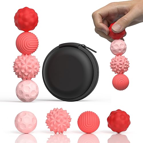 Miniatura 80 de Bolas magnéticas de silicona para adultos, bolas magnéticas de silicona suave, 2 unidades de 1.594 in, juguetes sensoriales para aliviar el estrés