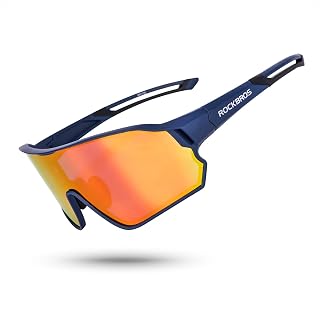 ROCKBROS Polarized Cycling Sunglasses for Men Women - UV400 Protection, Lightweight 25g, Anti-Glare Lenses