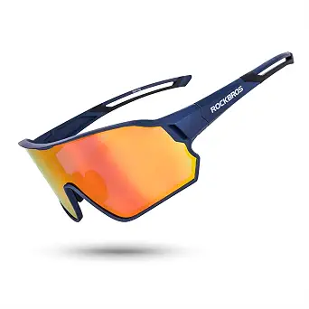 ROCKBROS Polarized Sports Sunglasses - UV400, Anti-Glare, Cycling