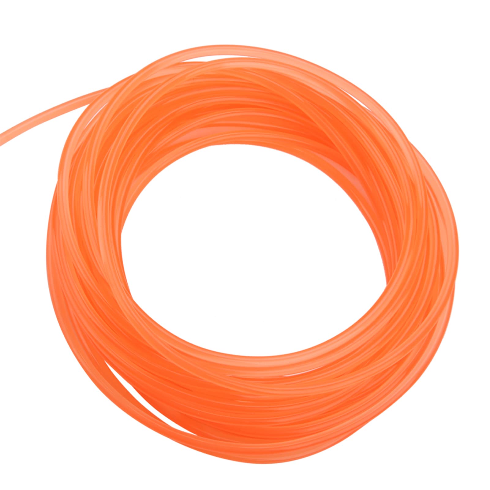 Correas redondas de uretano de alto rendimiento PU 5mm 10m para transmisión naranja