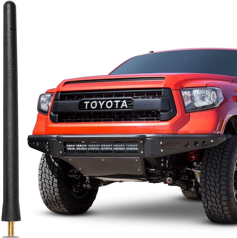 VOFONO Antenna for Toyota Tundra Tacoma 2000-2024 2025, Toyota Tundra Tacoma Accessories, 6 3/4 Inch Short EPDM Rubber Truck Car Antenna Replacement for FM AM Radio Reception