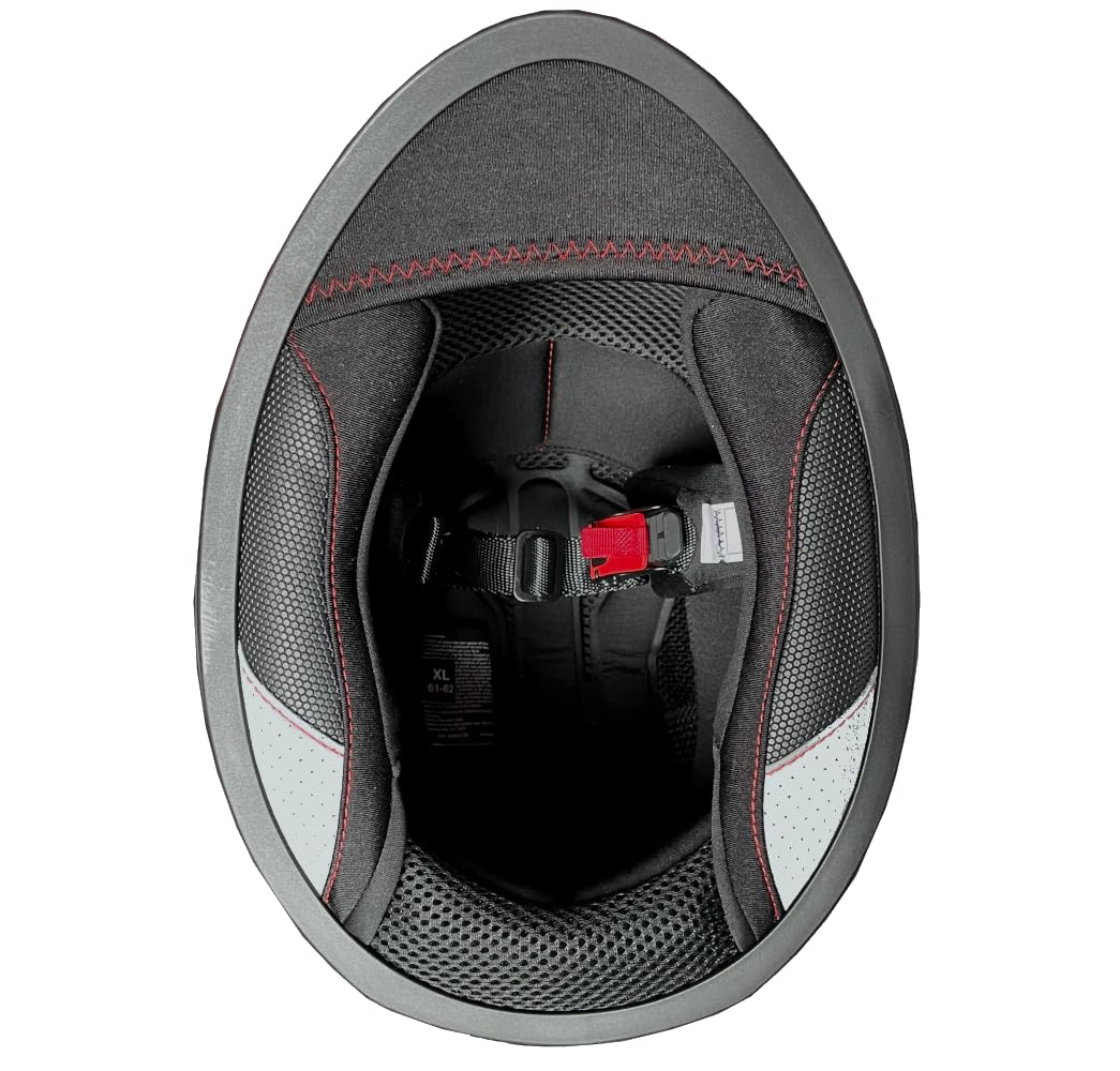 Integralhelm Helm Motorradhelm RALLOX M72 schwarz matt Größe S M L XL
