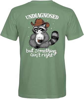 Southern Attitude Undiagnosed Raccoon Graphic T-Shirt