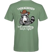 Southern Attitude Undiagnosed Raccoon Laurel Green Women's T-Shirt