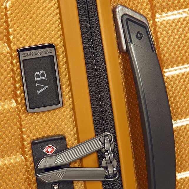 Image of Samsonite Proxis 69 cm Medium Check-in Polypropylene (PP) 8 Wheels Spinner Hard Luggage /Suitcase /Trolley Bag for Travel (Gold)