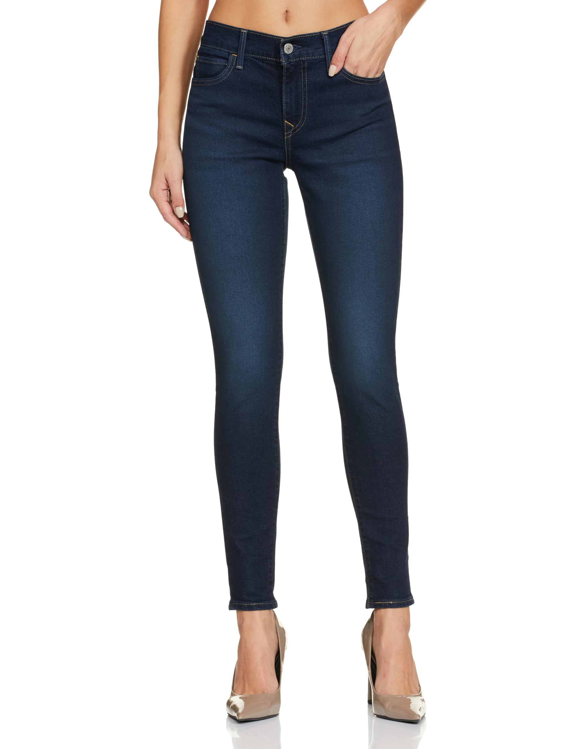 Levi'sWomen's 710 Super Skinny Fit Mid Rise Jeans