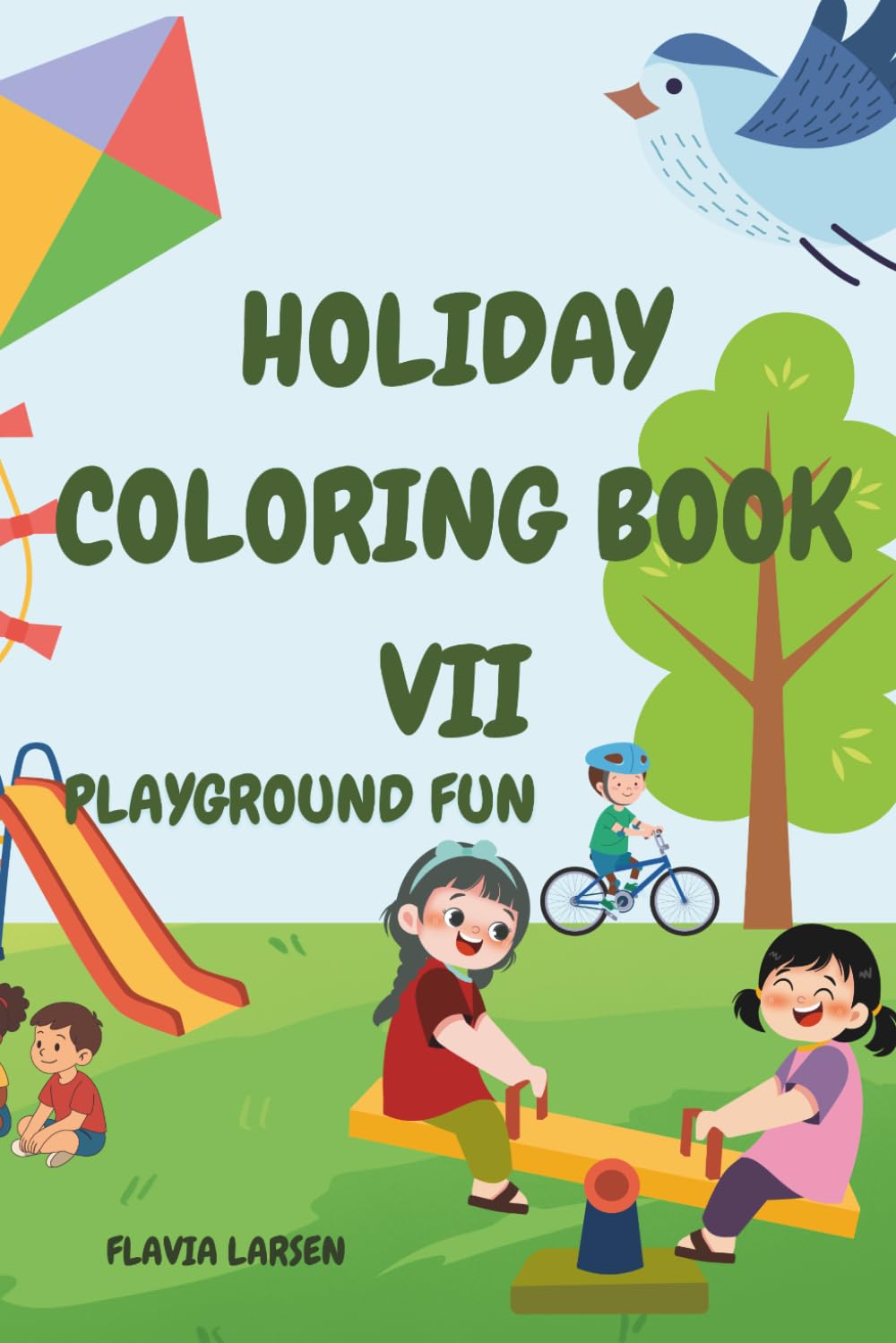 Holiday Coloring Book VII, Playground Fun (Holiday Coloring Book for Kids & Adults)