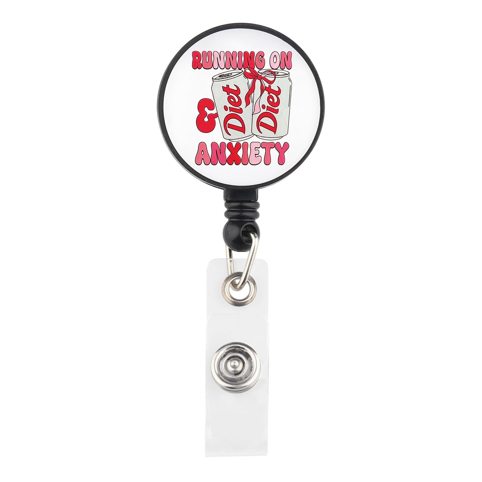KUIYAI Diet Soda Badge Reel Carbonated Drinks Lover Gift Soda Addict Gifts Fizzy Drink Merchandise (Anxiety dietco)