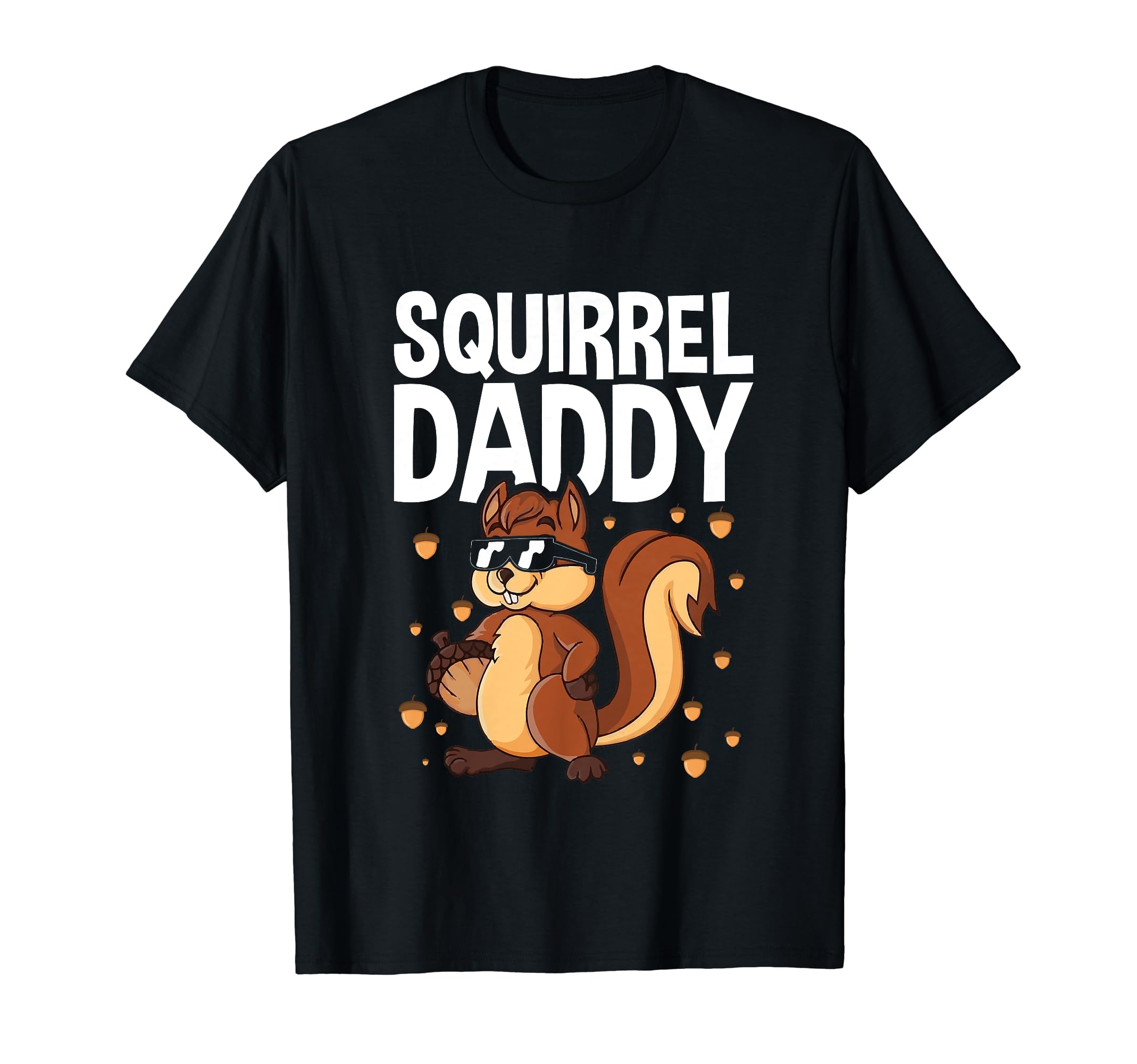 Squirrel Daddy Lover Gift Co.Squirrel Daddy Papa Dad Father's Day Squirrel Father T-Shirt