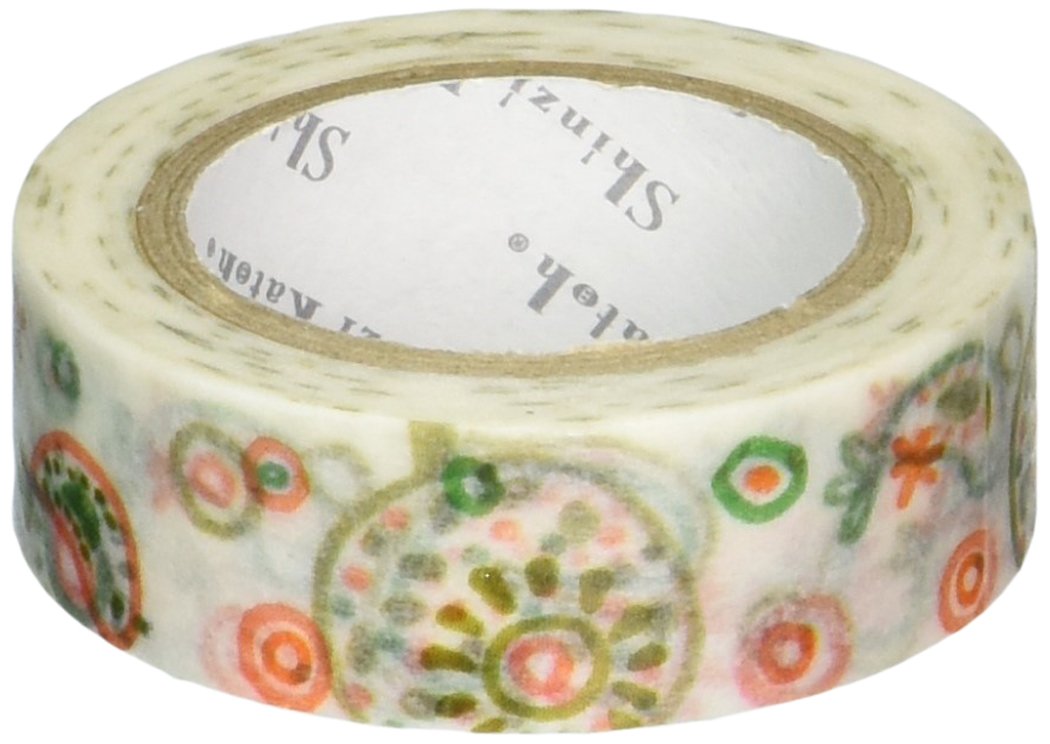 SEAL-DO Shinzi Katoh Washi taśma maskująca, 15 mm x 10 m, bazgroły (ks-mt-10049)