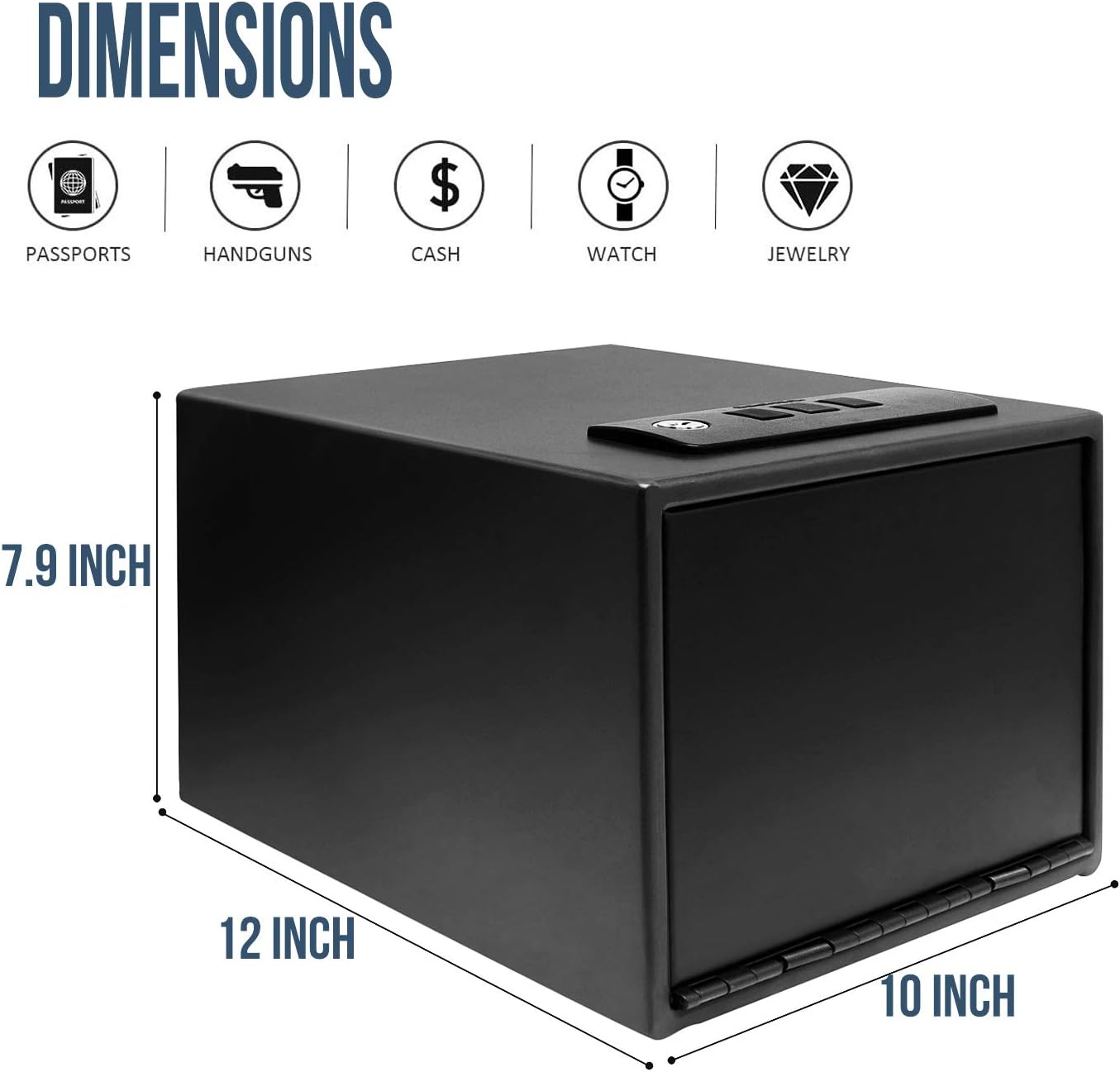 One-Day Sale: Up to 80% Off Jolitac Quick Access Electronic Pistol Safe, Firearm Safety Device Solid Steel Safes Lock Case, Compact Gun Security Safe with Anti-Thief Alarm System, Electronic Keypad and 2 Emergency Keys Top Brands Jolitac Quick Access Electronic Pistol Safe, Firearm Safety Device Solid Steel Safes Lock Case, Compact Gun Security Safe with Anti-Thief Alarm System, Electronic Keypad and 2 Emergency Keys