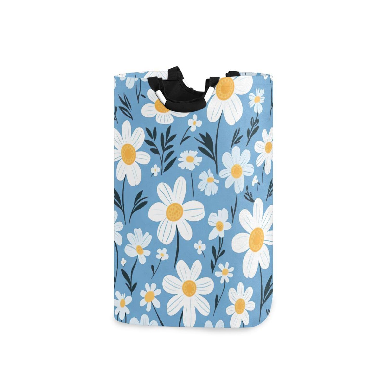 Jihqo Laundry Hamper Basket St Patrick's Clover Pattern Collapsible Nursery Storage Bin Waterproof Clothing Baskets for Home Bedroom Bathroom Washing Room