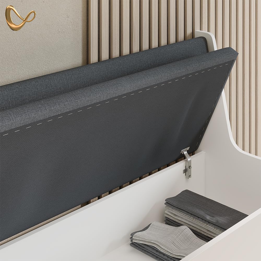 Livinity Eckbankgruppe Tiberio, Weiß, 120 x 120 cm Ohne Tisch