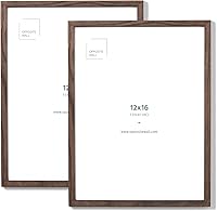 Vista 59 de Opposite Wall - Portarretratos de madera de roble macizo oscuro de 16 x 20 pulgadas - Ligero, versátil e inastillable - Póster o marco de fotos