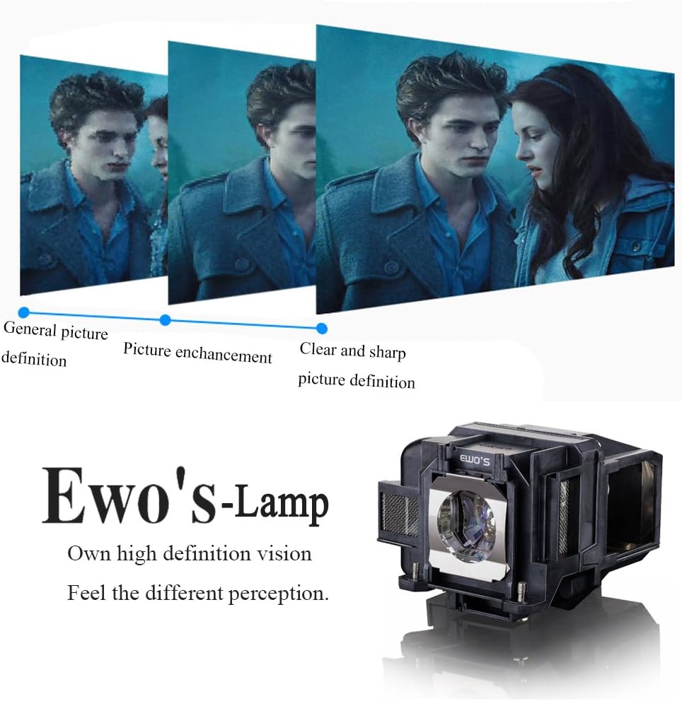 Amаzіng 🔥 EWO'S ELP78 Replacement Lamp Bulb for Epson ELPLP78 ELPLP88 PowerLite Home Cinema 2030 2040 2045 2000 730HD 740HD 725HD VS230 VS330 VS335W EX3220 EX6220 EX7220 EX7230 EX7235 EX5220 EX3240 Projectors