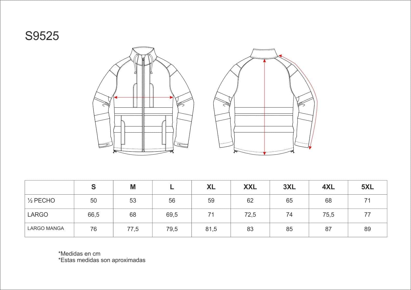 WORKTEAM Chaqueta Softshell Trabajo Alta Visibilidad Repelente al Agua Corta Vientos y Térmica, Unisex