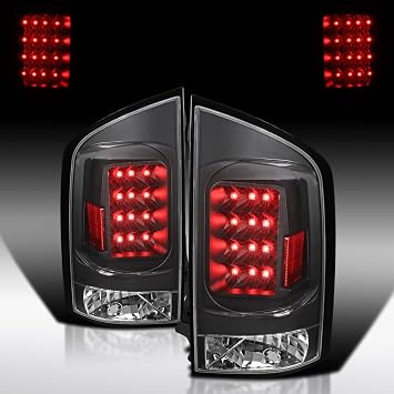 Autozensation LED Tail Lights For 2005-2015 Nissan Armada Black