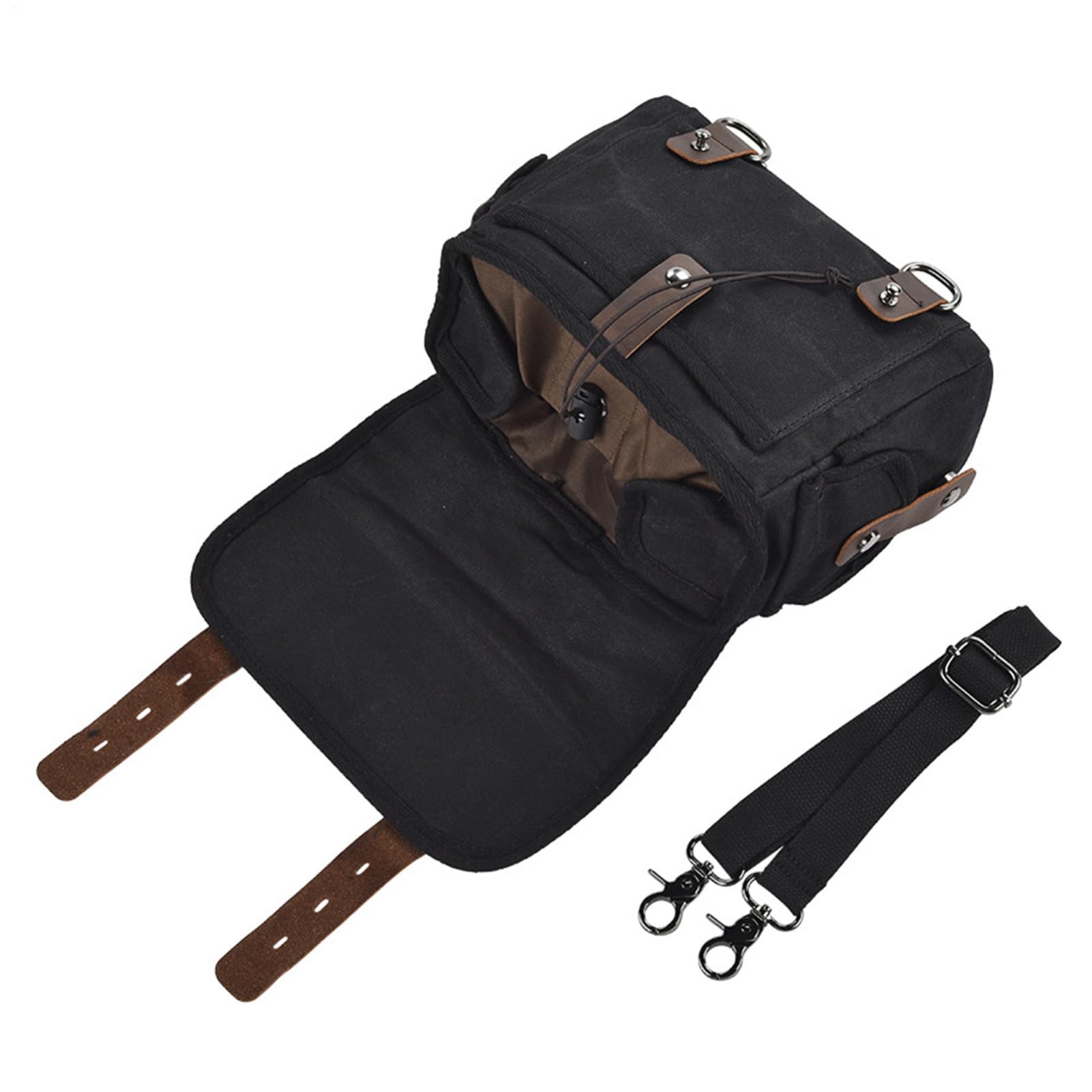 Dirt Bike-Tasche – genarbtes Leder, 9,06 x 3,54 x 6,69 Zoll, abnehmbare | Motorrad-Satteltaschen aus, Motorradtaschen, Hecktaschen-Seitentaschen, multifunktionale Motorradtaschen für Motorräde