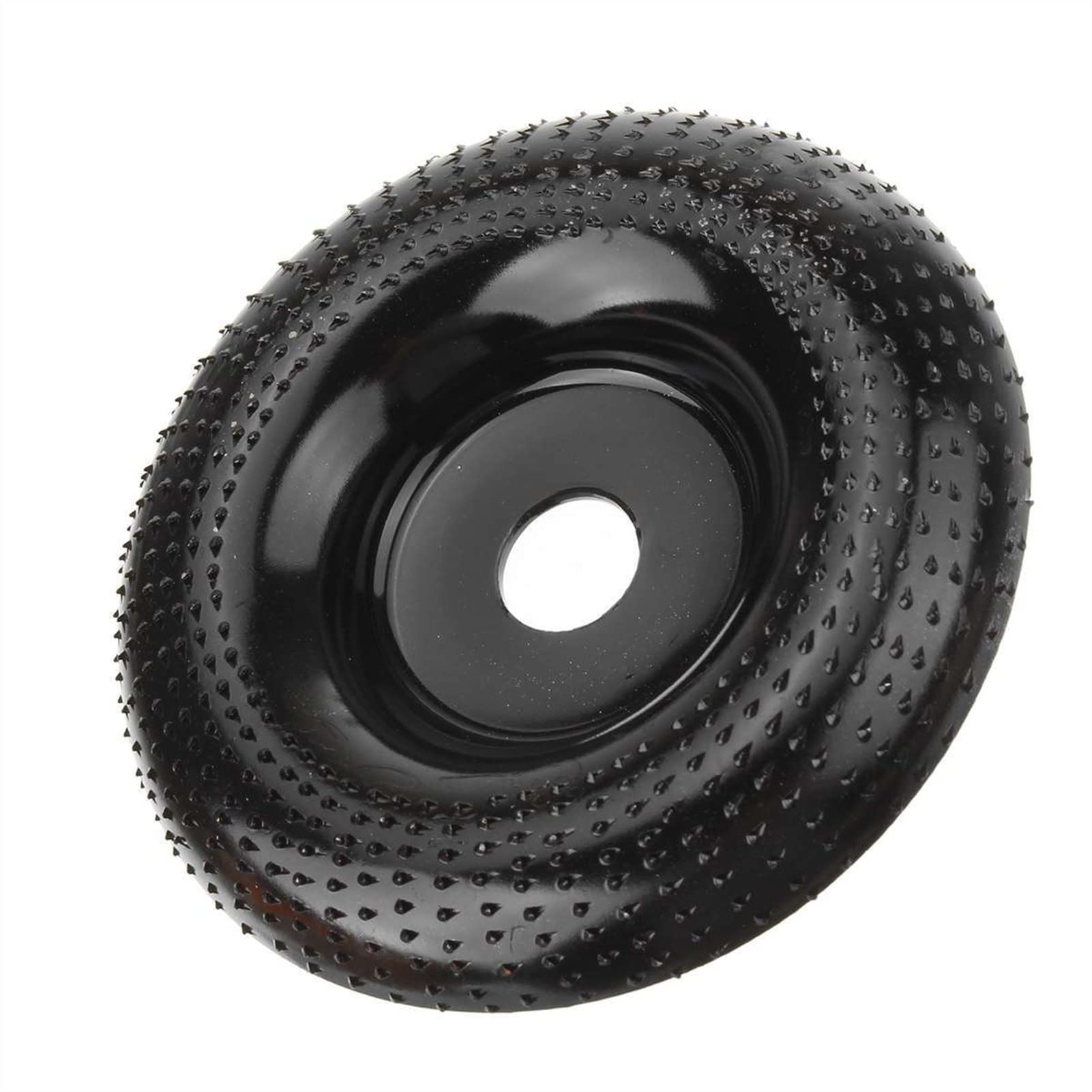 Muela de Ángulo de Madera, Herramienta Rotativa de Tallado Y Lijado, Disco Abrasivo para Amoladora Angular, Discos de Muelas Abrasivas Moldeadoras de Carburo de Tungsteno/Gold/110Mmx22Mm