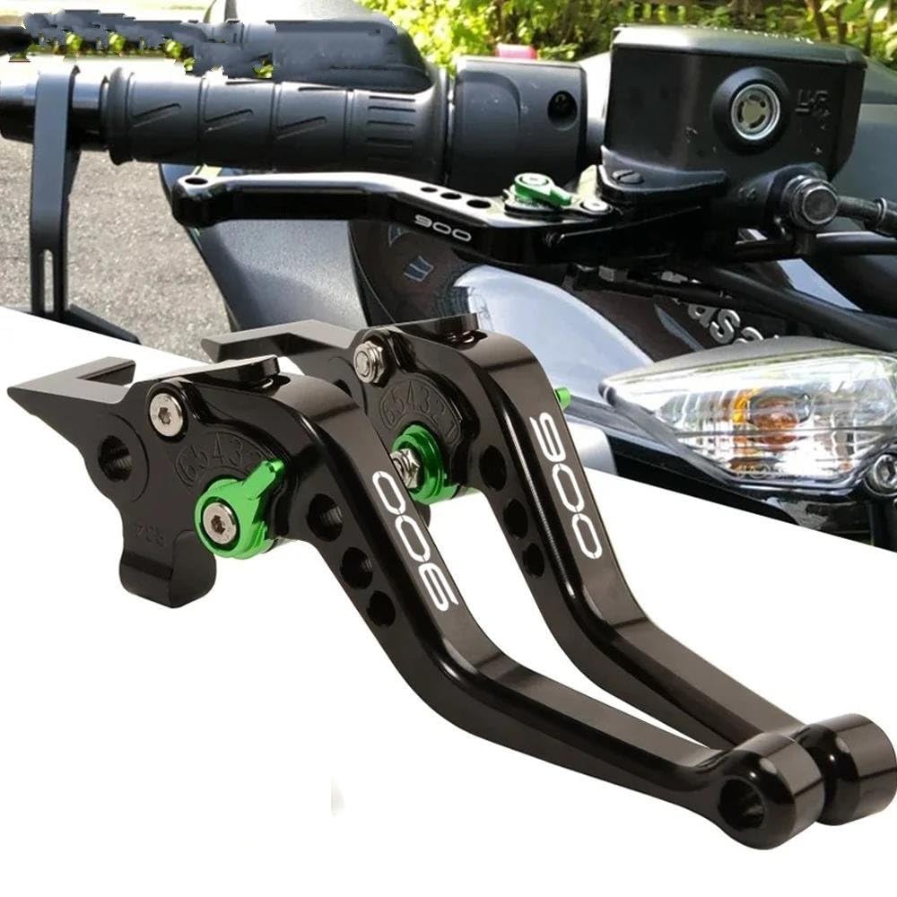 Levier Frein/Embrayage Moto Pliables Pour Kawasaki Z900 (2017-2025) - Réglable 6 Positions, Extensible, Alliage CNC