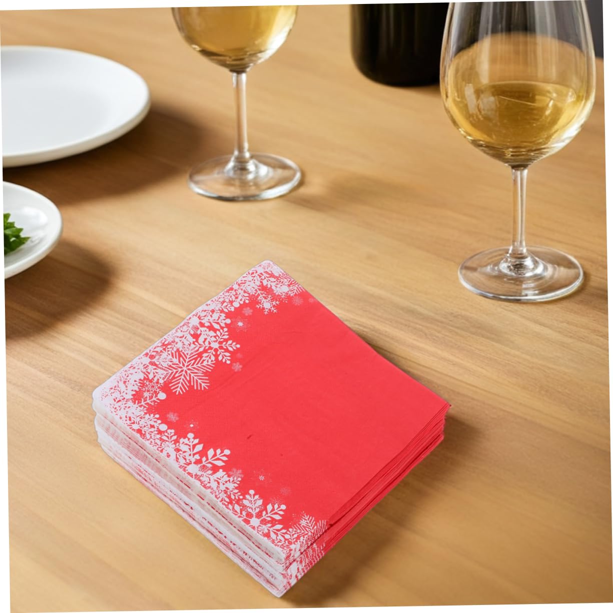 Homoyoyo 120 Piezas Servilletas Desechables Navidad Diseño de Alta Absorción para Fiestas y Reuniones Navideñas