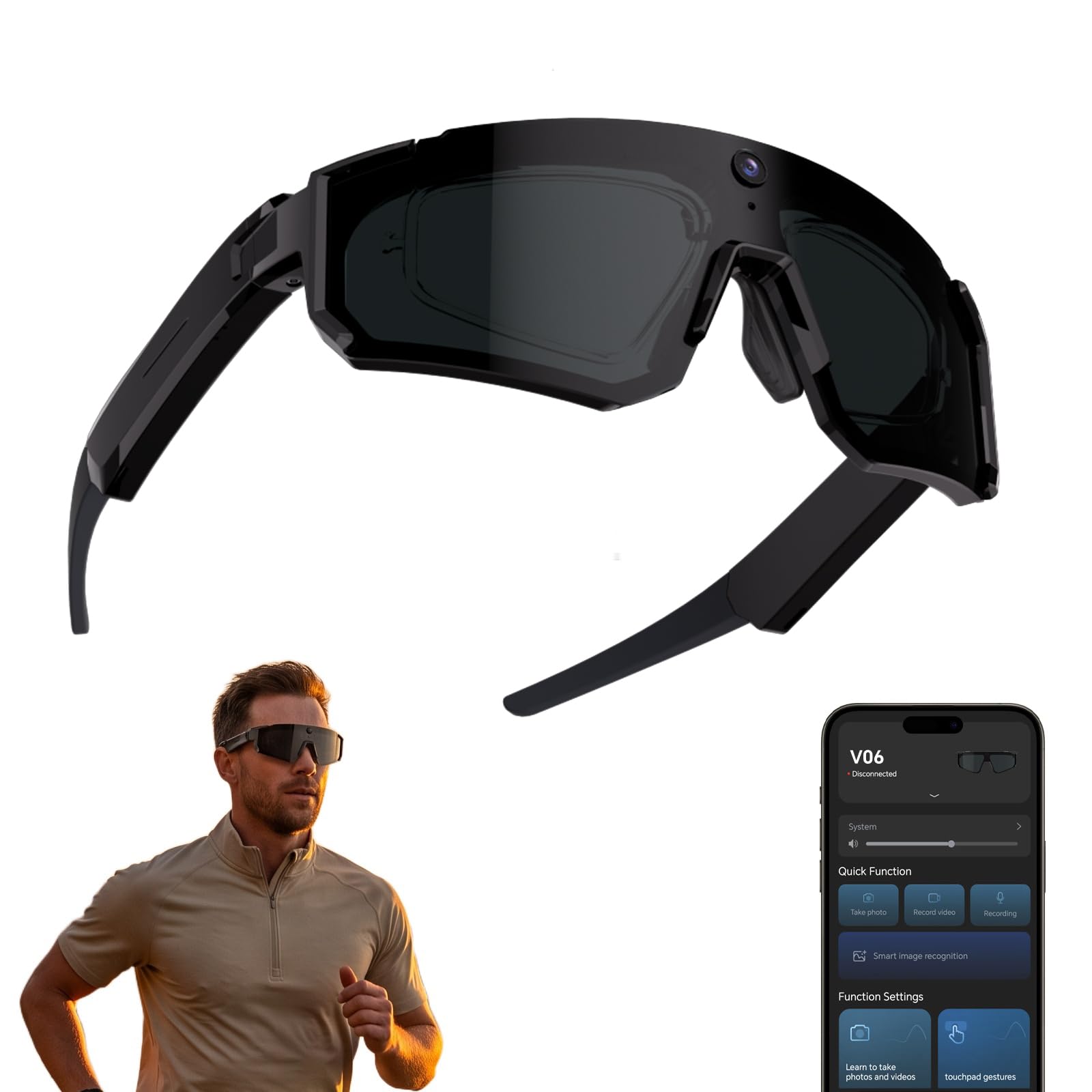 Wvryrv AI Smart Glasses with Camera