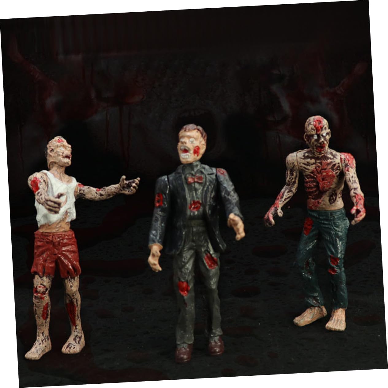 SUPVOX Figurina Soldato Militare Flessibile in Plastica 10 Cm | Riproduzione Simulata, Aspetto Realistico, per Ragazzo Ragazza, Interazione Genitore-figlio, Tema Zombie Stile Casuale