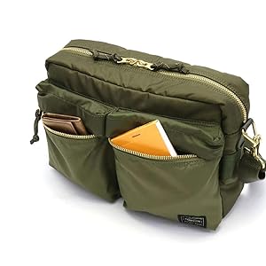 極美品　【PORTER / FORCE 】SHOULDER BAG Amazon.com: Porter FORCE/Force Shoulder Bag S - green