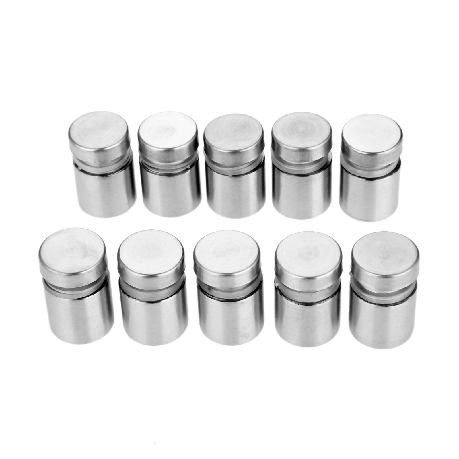 Hicello 16X20mm 10Pcs Stainless Stand Off Bolts Mount Standoffs Advertisement Nails