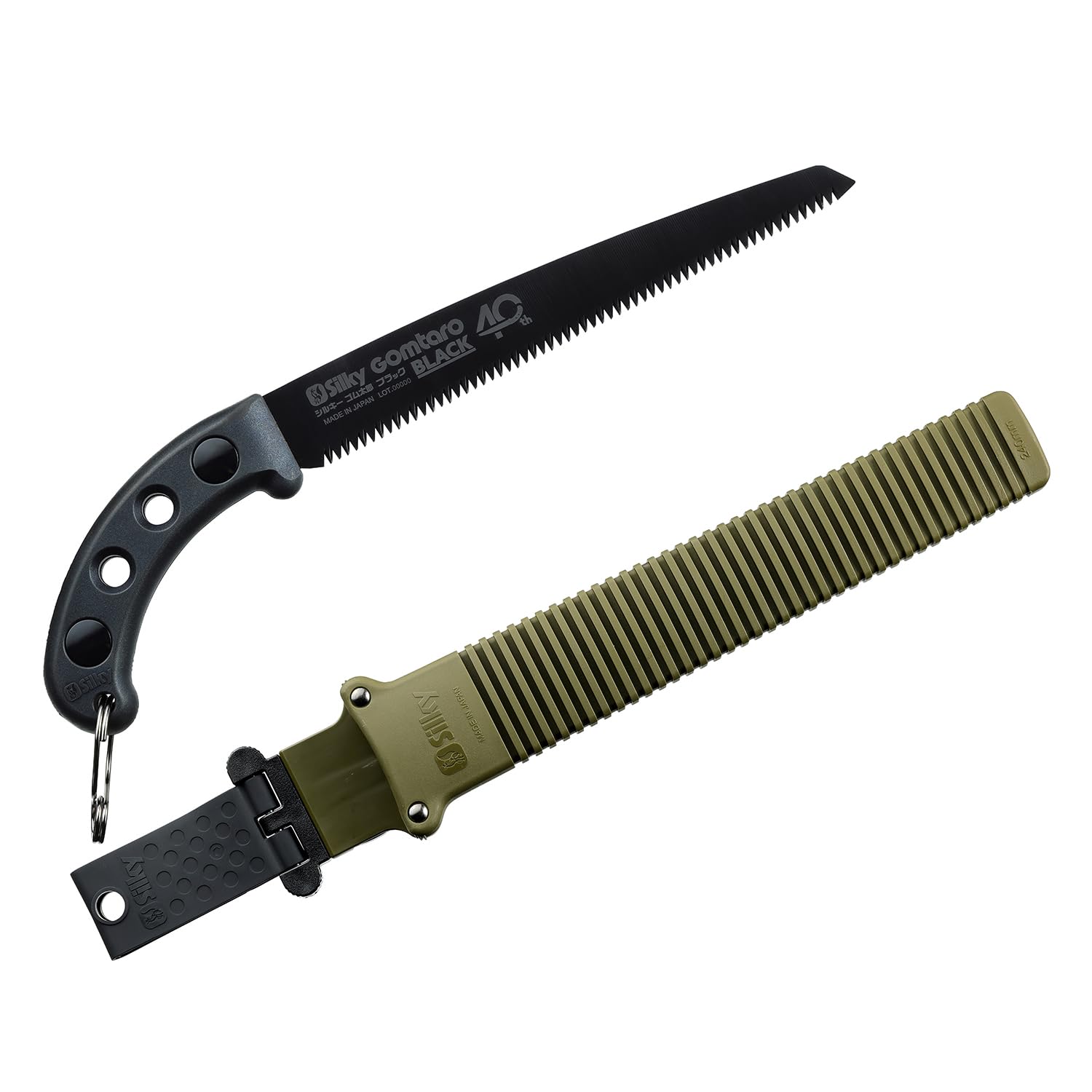 Amazon | ユーエム工業(Silky) ゴム太郎 ブラック 荒目 刃渡り240mm 目