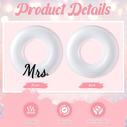 Miniatura 4 de 2 unidades de flotadores inflables de 48 pulgadas para piscina, tubos de piscina, decoraciones de despedida de soltera, flotadores de piscina,