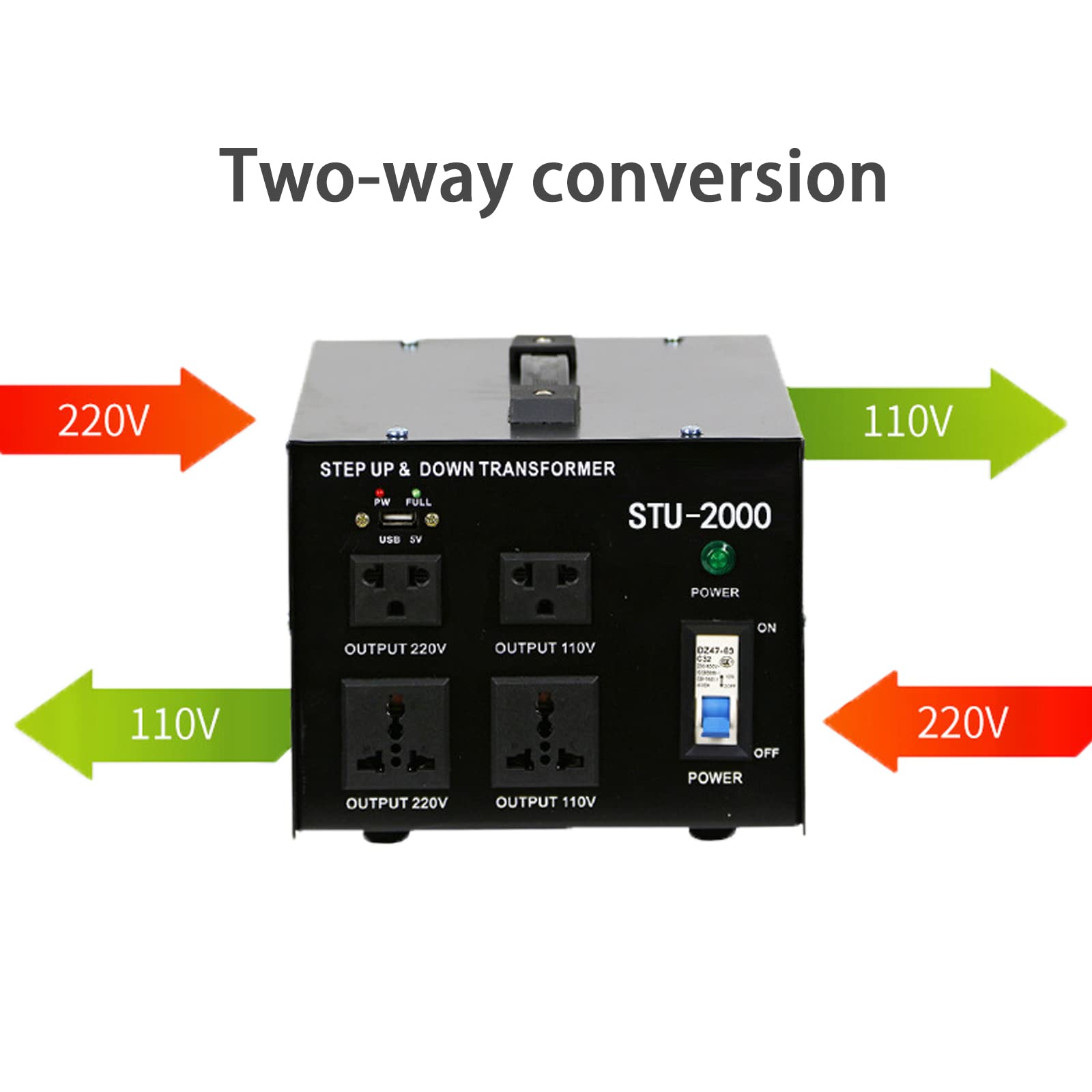 Amazon.co.jp: 電圧変圧器（220Vから110V、110Vから220V） 電力