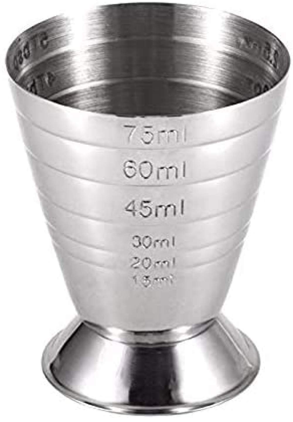 zaizai Tazas Medidoras Taza Medidora De Acero Inoxidable Vaso De Onza Barra De Jigger Mezclador De Bebidas De Cóctel Taza Medidora De Licor Medidor De Leche para Mojito Taza De Café