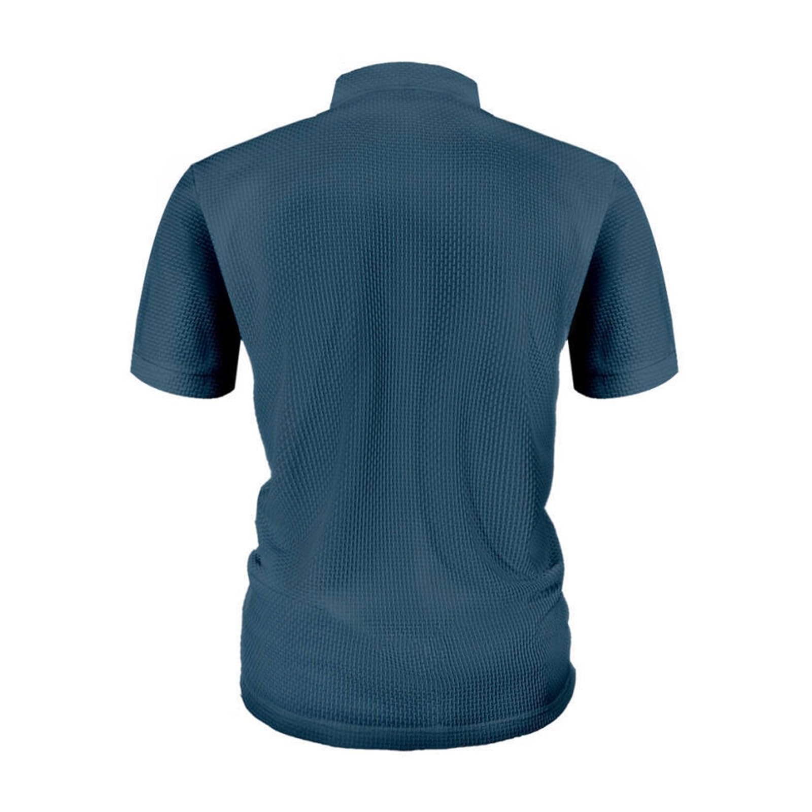 Polo Golf Hombre, Moda Poliester Grandes Pack Polos Hombre Manga Corta, Deporte Trekking Slim Fit - 5