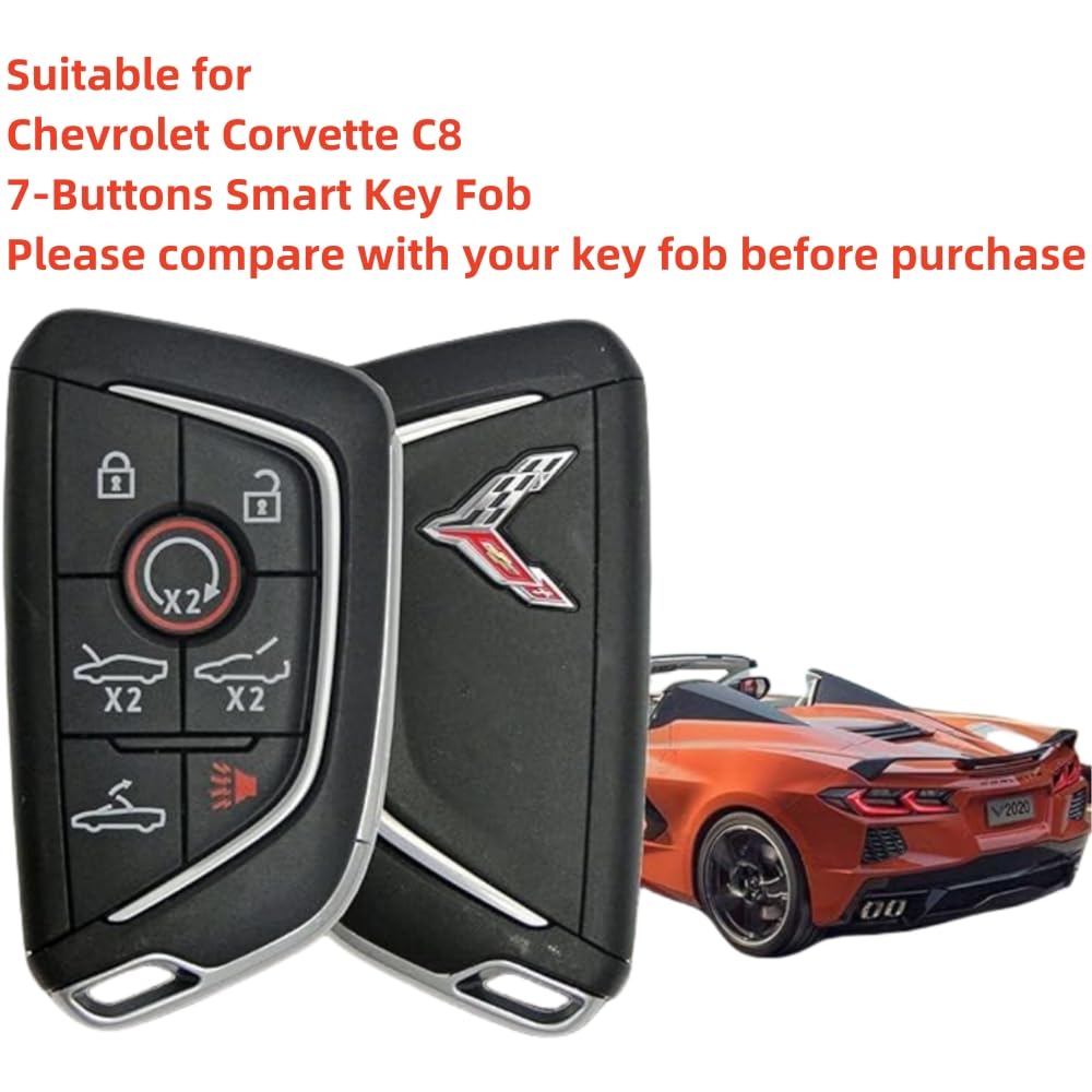 Amazon.co.jp: キーフォブシェルキーケース C8コルベット用