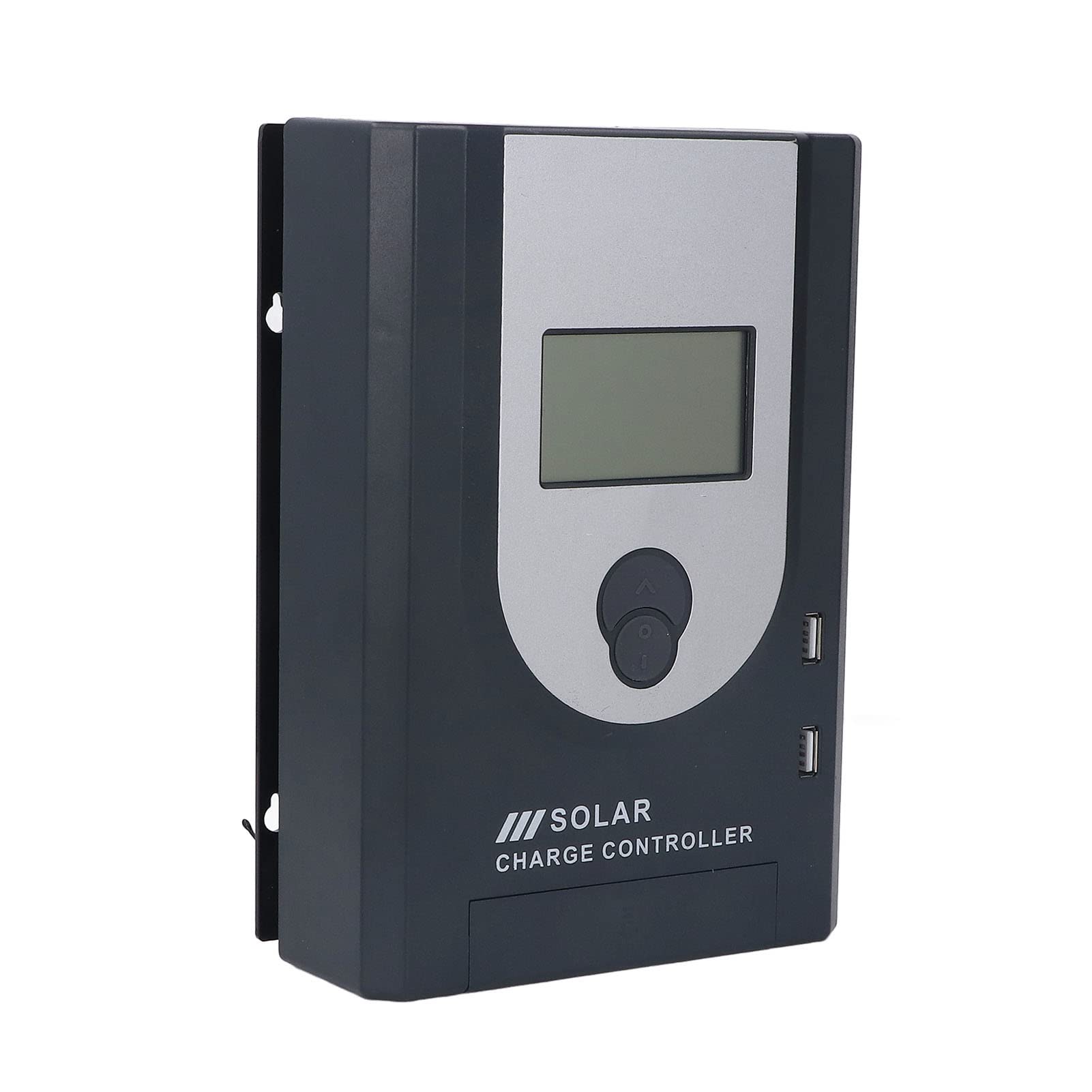 Controlador de Carga Solar MPPT de Ultra Alta Eficiencia con Pantalla Digital para Cargadores Solares y Farolas Negro (40A (función Bluetooth))
