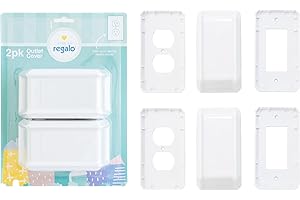 Child Safety, Outlet Cover for Outlets (White With Magnetic Safety Lock)