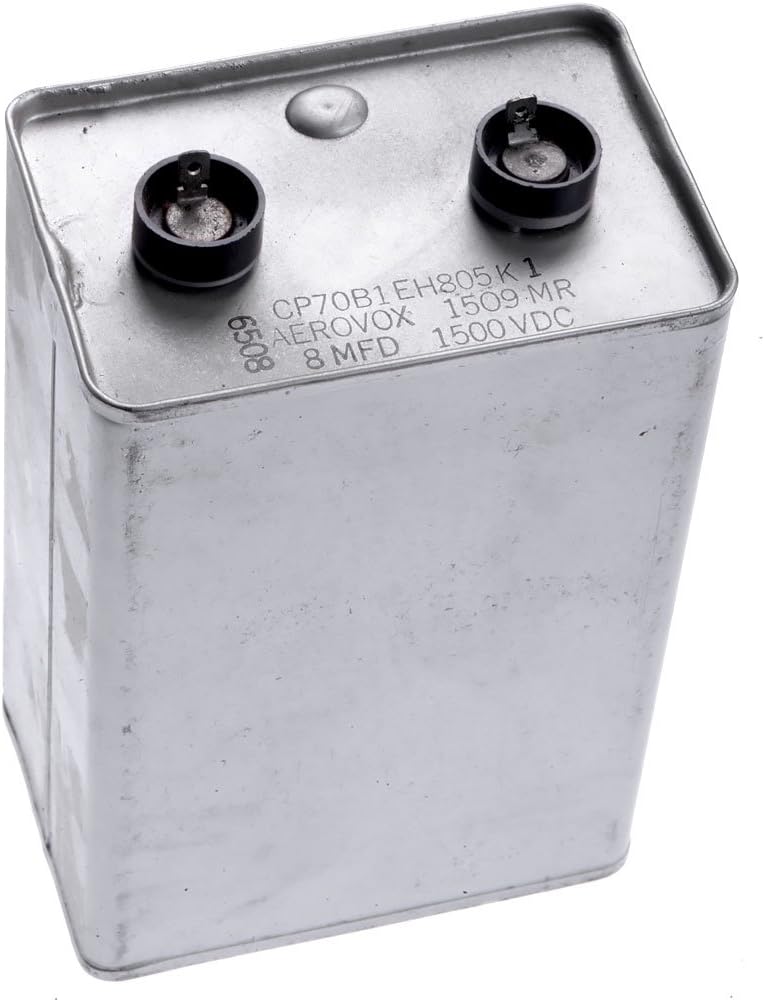 NOS Aerovox 1509MR Paper In Oil (PIO) capacitors - 8uf / 1500VDC ,CP70B1EH805K1