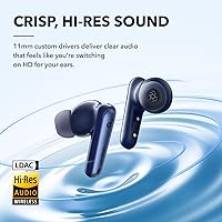 Vista 4 de Soundcore by Anker Liberty 4 NC Wireless Noise Cancelling Earbuds, 98.5% Noise Reduction, Adaptive Noise Cancelling to Ears and Environment, Hi-Res
