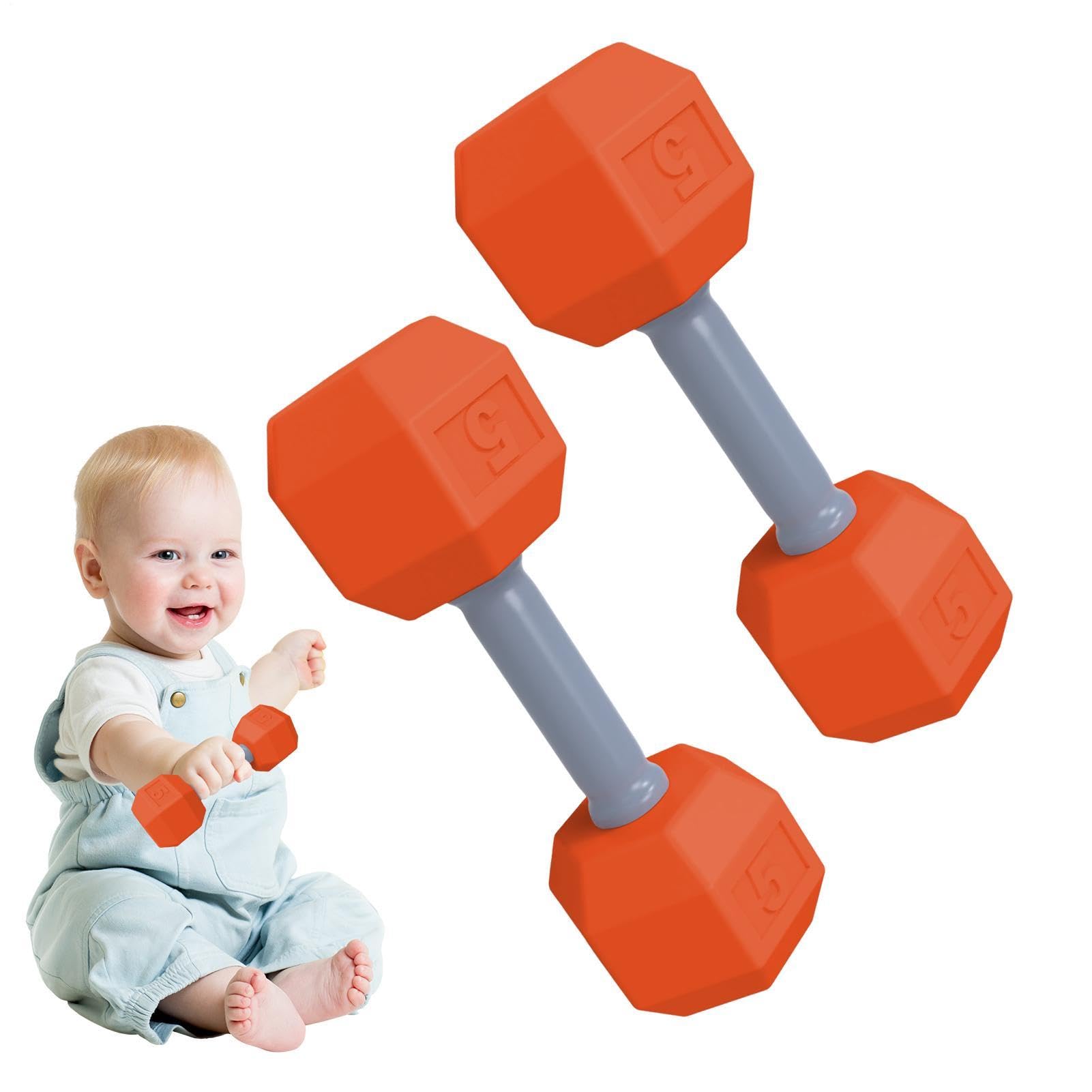 Workout Toys for Kids Lightweight Sensory Engaging Rattle Teething Toy
