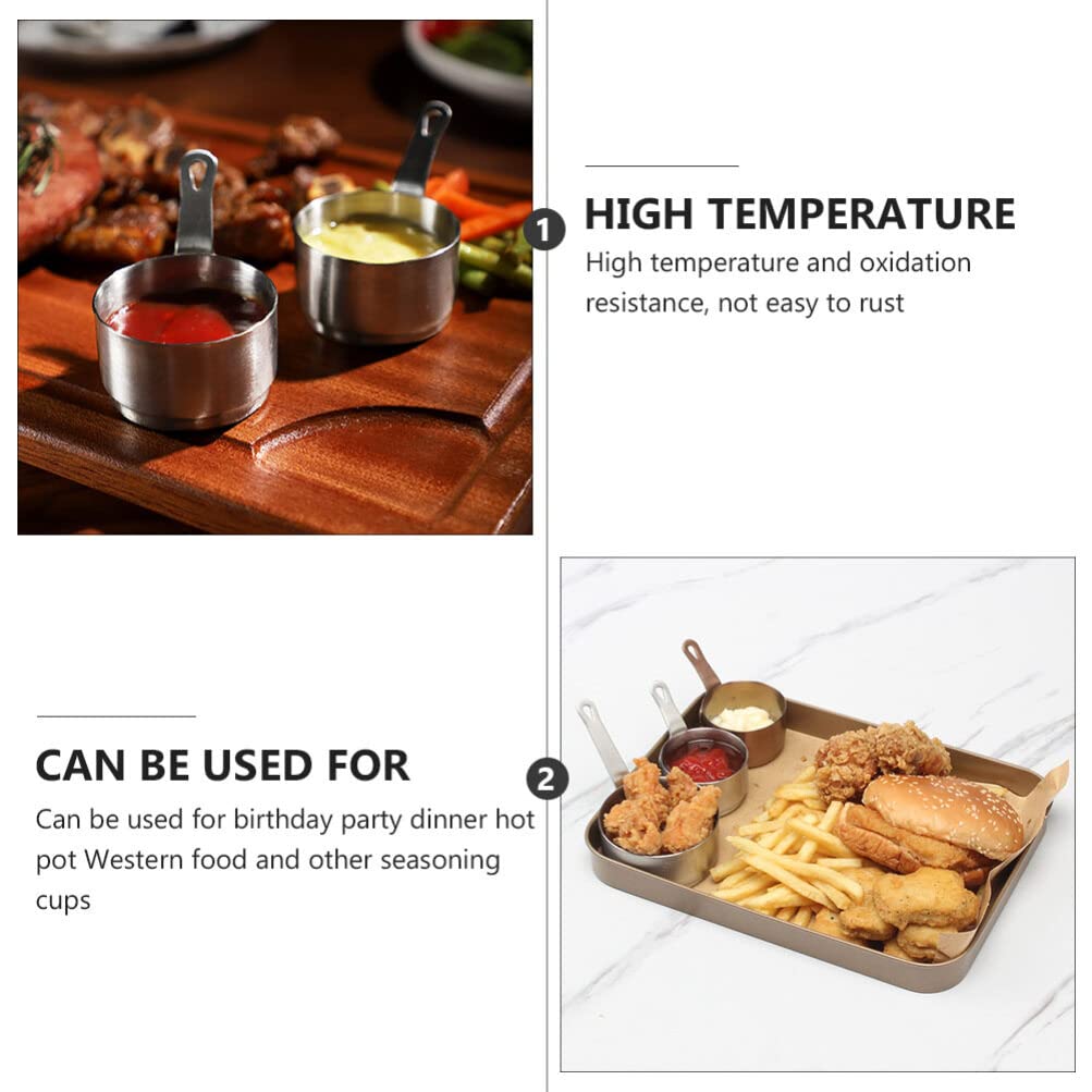 Hemoton 12-Pack Stainless Steel Sauce Bowls - Mini Dipping Dishes For Parties