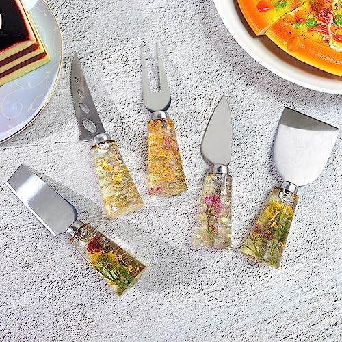 4 Pcs Tableware Resin Molds Charcuterie Board Knife Base Handle Epoxy Mold Cheese Shape Hilt Knife Fork Resin Casting Molds for DIY Cutlery Handle - Image 5