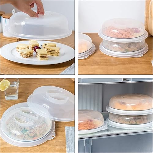 Miniatura 6 de Hemoton Cubierta de salpicaduras para microondas, cubierta de placa de microondas, cubierta de placa de microondas, tapa de protección contra